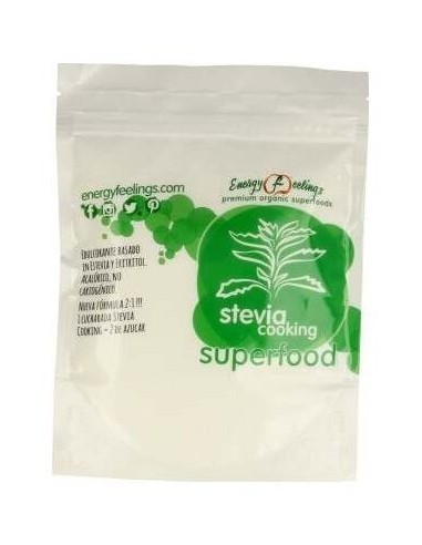 Estevia Cooking 1:2 200 Gramos Vegan Sg Energy Feelings