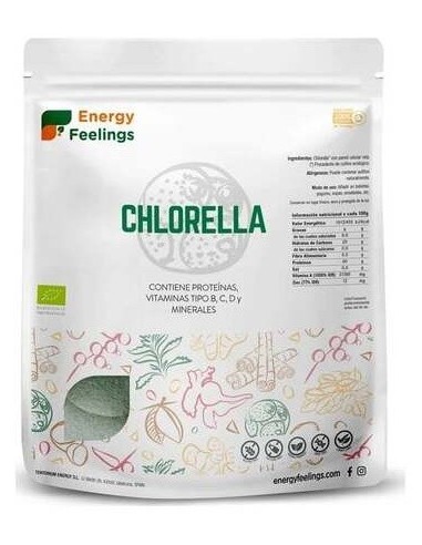 Chlorella Polvo 1Kg. Eco Vegan Sg de Energy Feelings