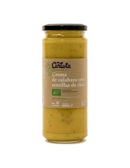 Crema De Calabaza Con Chia 450Gr. Eco Sg Vegan de Carlota Organic