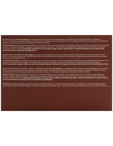 Martiderm Hair System 3Gf Anticaida 28Amp de Martiderm