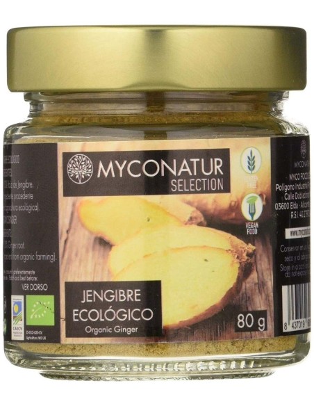 Jengibre Polvo 80Gr. Eco de Myconatur