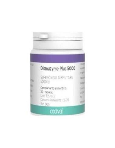 Dismuzyme Plus 5000 (S.O.D) 30Comp. de Codival