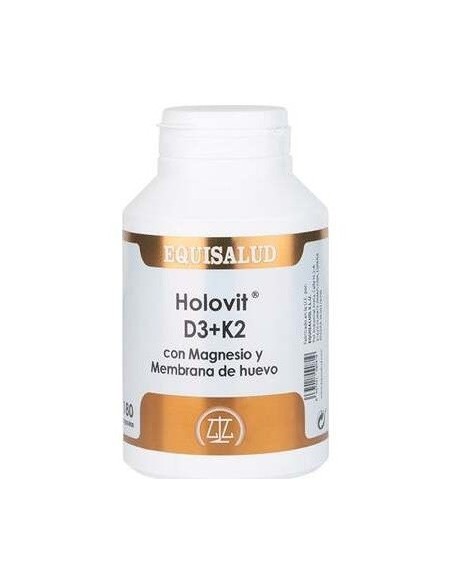 Holovit D3+K2 Con Magnesio Y Membrana Huevo 180Cap de Equisalud