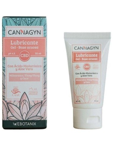Webotanix Cannagyn Gel Lubricante 50Ml. Bio de Webotanix