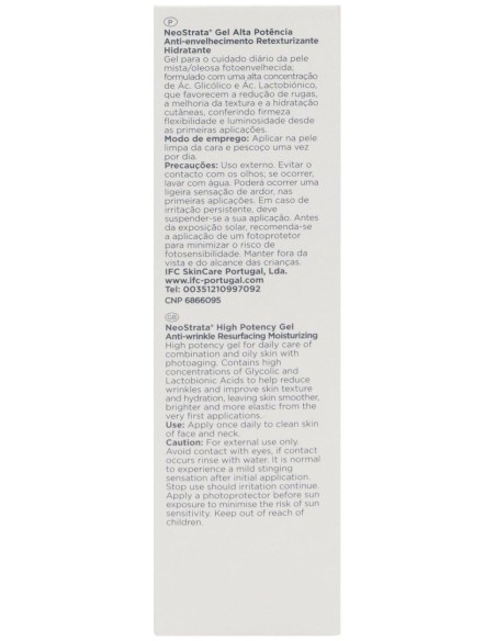 Neostrata Resurface Alta Potencia Gel Facial 30Ml. de Neostrata