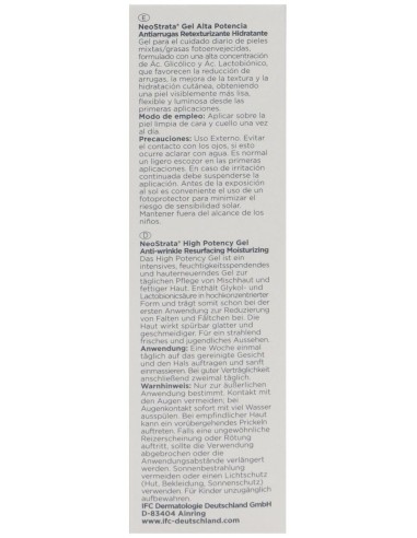 Neostrata Resurface Alta Potencia Gel Facial 30Ml. de Neostrata