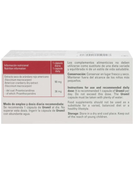 Uromil 60Caps de Viñas