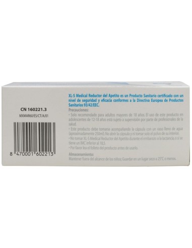 Xls Medical Apetite Reduce Iib 60Cap. de Xls