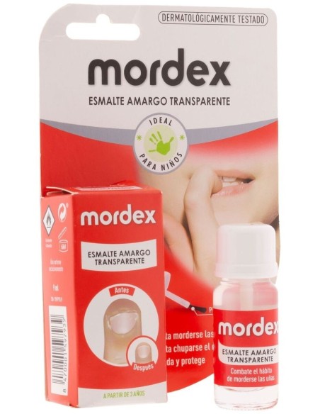 Mordex Plus Esmalte Extra Amargo Transparente 9Ml. de Mordex