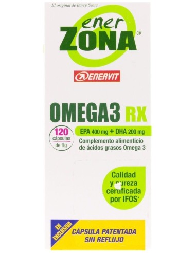 Enerzona Omega 3 Rx 1 Gr 120 Caps de Enerzona