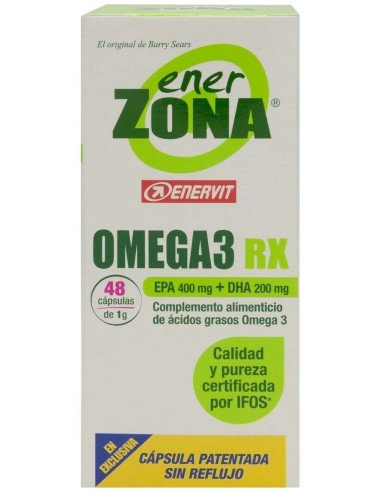 Enerzona Omega 3 Rx 1 Gr 48 Caps de Enerzona