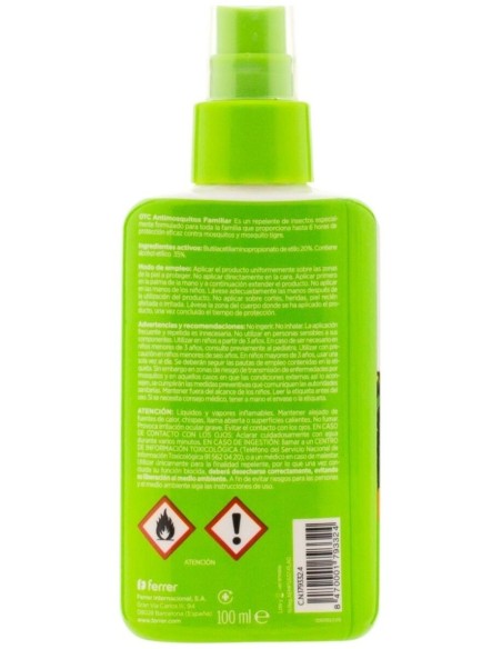 Otc Antimosquitos Spray Familiar 100Ml. de Otc Ferrer
