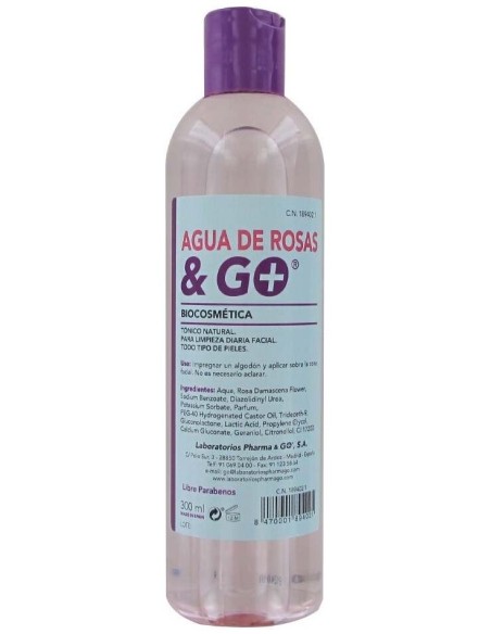 Agua De Rosas 250Ml. de Pharma & Go