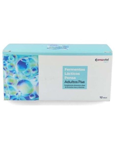 Fermentos Lacticos Adultos Plus 12 Viales de Pensa