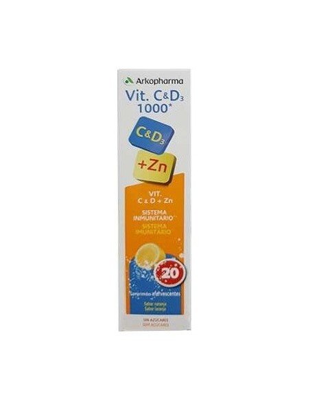 Vitamina C+D3 1000Mg 20Comp. de Arkopharma