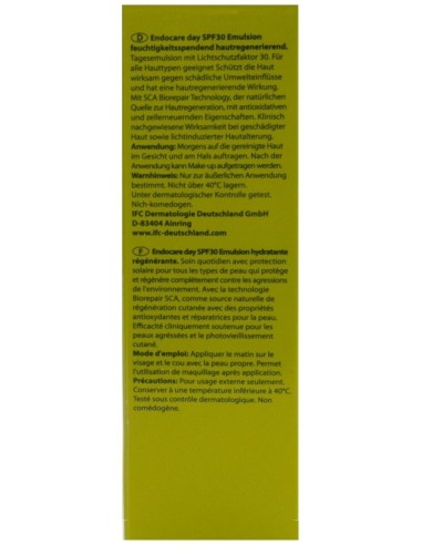 Endocare Day Spf30 Emulsion Dia 40 Mililitros Endocare