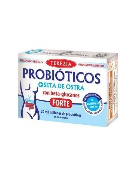 Probioticos + Seta De Ostra Con Betaglucanos 10Cap de Terezia