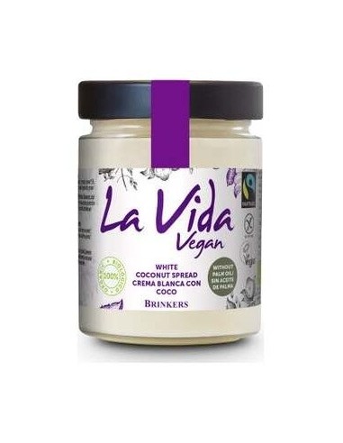 Crema Blanca Con Coco 270Gr. Bio Sg Vegan de La Vida Vegan
