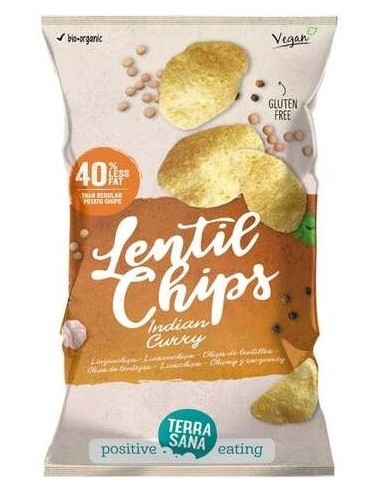 Chips de Lentejas con Curry Hindú de Terrasana