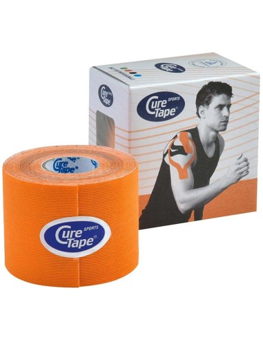 Cure Tape Sports Naranja Vendaje Neuromu(5Cm X 5M) de Cure Tape