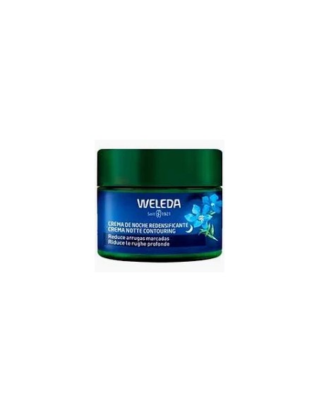 Crema de Noche Redensificante Weleda 40ml - Genciana Azul