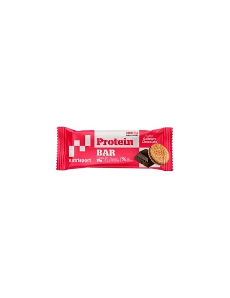 Barrita Proteica Galleta-Chocolate 24Uds. de Nutrisport