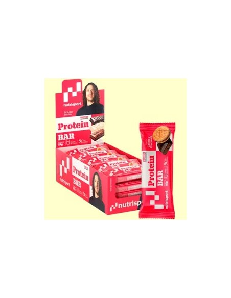 Barritas Proteicas Galleta-Chocolate Nutrisport 24 unidades