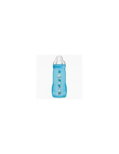 Biberón Mam Easy Active 330ml Azul  Comodidad y Seguridad