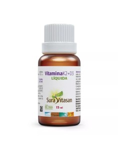 Vitamina K2 + D3 15ml Sura Vitasan  Salud Ósea Óptima