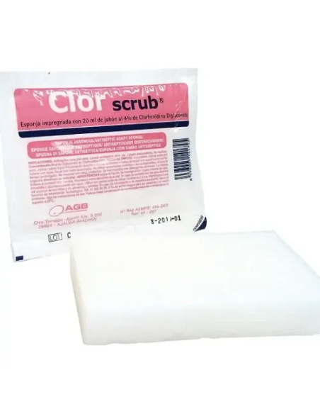 Esponja Antiséptica Clor Scrub Agb Altres Lab Vet eficaz