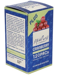 Pack 3X2 Cranberry 120 Pacs 40Cap. Estado Puro de Tongil..