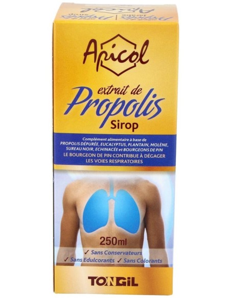 Pack 3X2 Apicol Extracto Propolis Jarabe 250Ml. de Tongil..