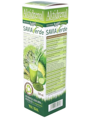 Pack 3X2 Aktidrenal Savia Verde 250ml Lineabel Tongil oferta