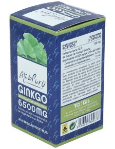 Pack 3X2 Ginkgo 6500Mg. 40Cap. Estado Puro de Tongil..