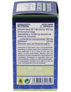 Pack 3X2 Curcuma 10.000Mg. 40Cap. Estado Puro de Tongil..