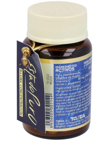 Pack 4X3 Colageno Pura Membrana De Huevo 30Cap. E de Tongil