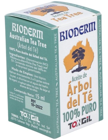 Pack 4X3 Bioderm Aceite Arbol Del Te 15Ml Bioderm de Tongil