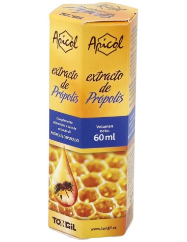 Pack 4X3 Apicol Ext.Propolis S/Al 60Ml de Tongil