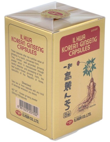 Pack 4X3 Ginseng Il Hwa 100Cap.Tarro de Tongil