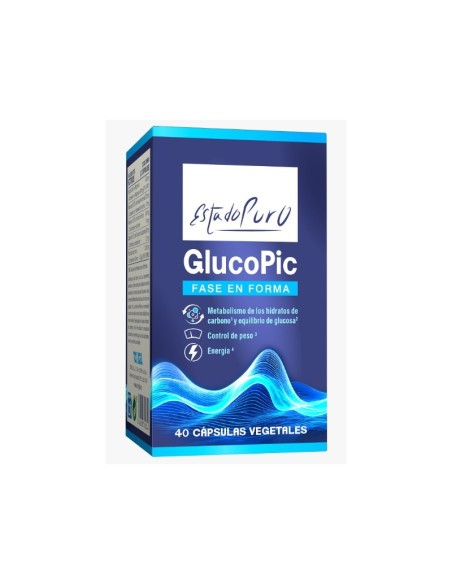 Pack 2 Glucopic fase en forma estado puro 40 cap de Tongil
