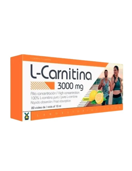 L-Carnitina 3000 Mg 20 Viales 10Ml de Tegor