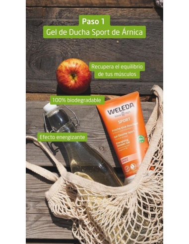 Gel de Ducha SPORT de Árnica 200 ml. de Weleda