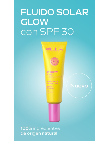 Fluido Solar Glow SPF30 - 30 ml. de Weleda
