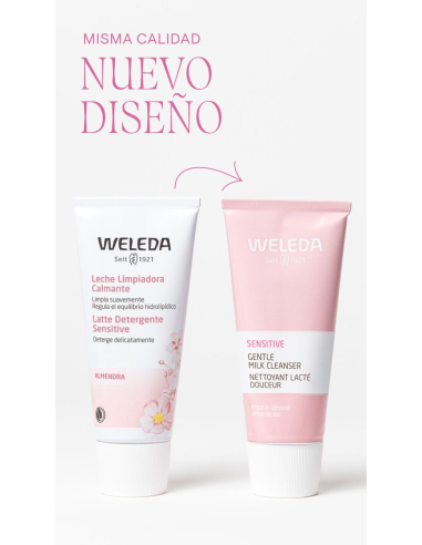 Leche Limpiadora Calmante de Almendra (Piel Sensible), 75ml de Weleda