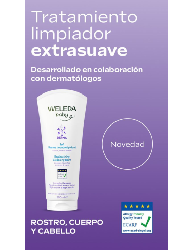 Baby Derma Bálsamo de Baño 200 ml. de Weleda