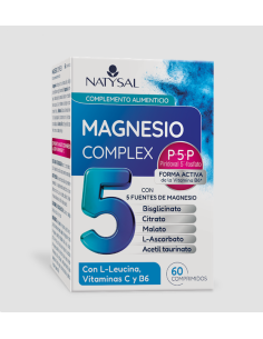 Magnesio 5-Comprex P5P Active 60 comprimidos de Natysal