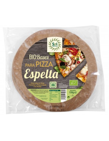 Base De Espelta Integral Masa Gruesa Bio 2X150 G de Solnatural