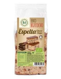 Bizcocho De Espelta Chips Chocolate Bio 300 G de Solnatural