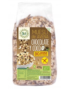 Muesli De Avena Coco-Chocolate S/G Bio 425 G de Solnatural