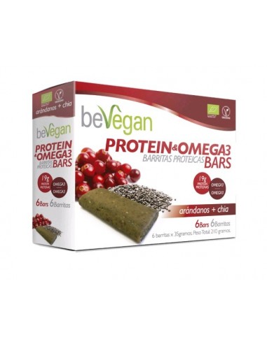 Barritas Arandanos + Chia / Protein-Antioxidant de Bevegan